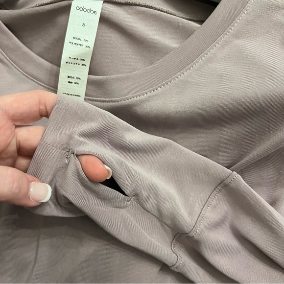 Mauve Flowy Long Sleeve Top - Picture 4 of 6